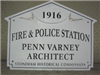 Fire Station Historic House Marker Sign