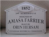 Senior Center Historic House Marker Sign