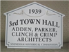 Town Hall Historic House Marker Sign