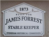 91 Marble Street Historic House Marker Sign