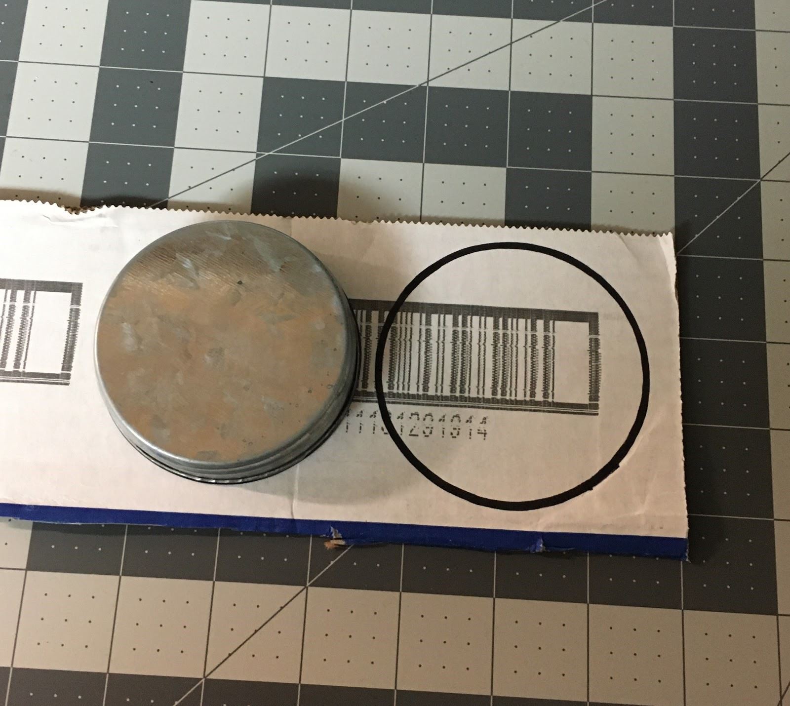 Whirlygig - traced onto cardboard