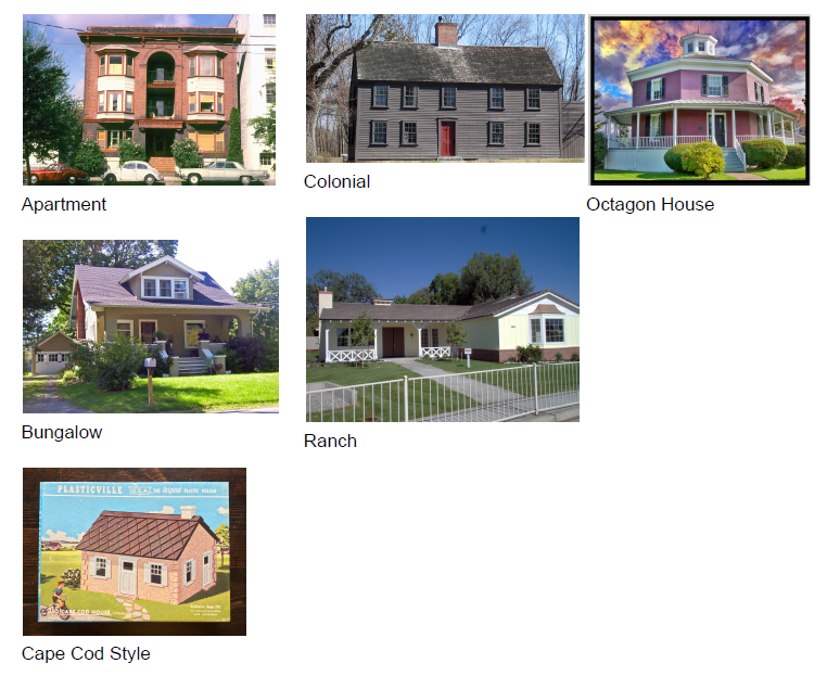 Architectural styles common in Stoneham