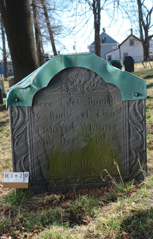 Gravestone of Timothy Wright