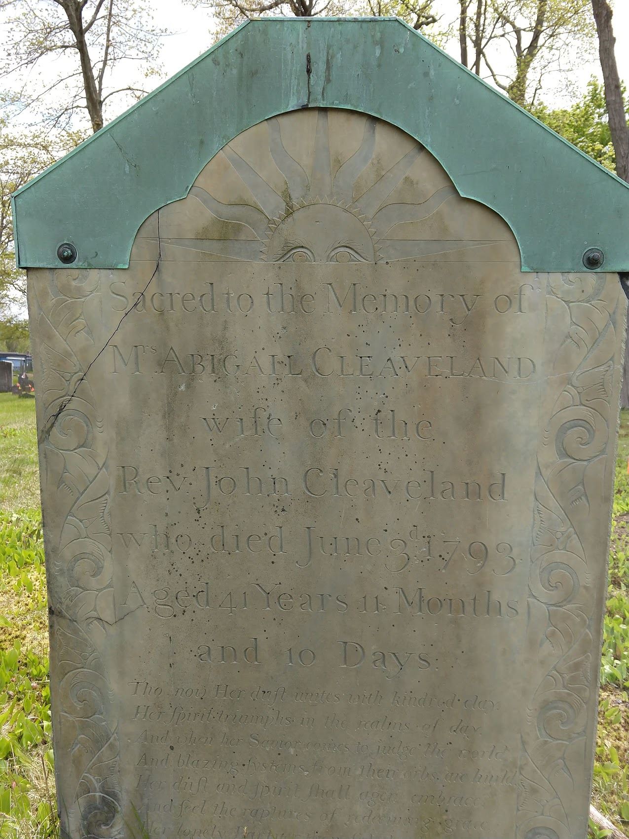 Grave of Abigail Cleaveland