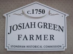 49 Perkins Street Historic House Marker Sign