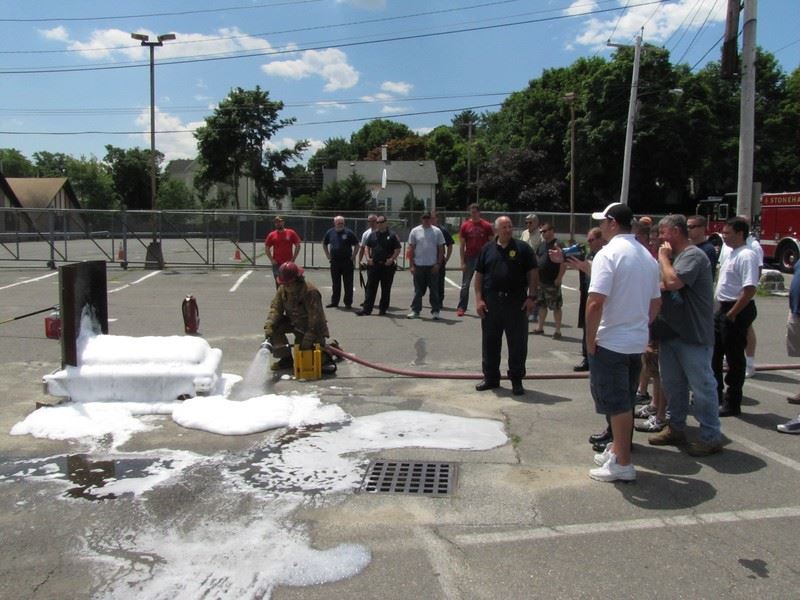 Stoneham Firefighters Recently Completed a Training Class on Fighting Ethanol Fires