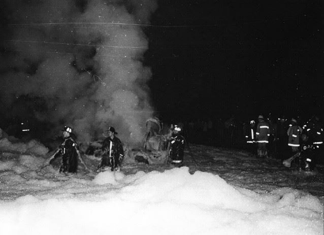 Firefighters Trudging Through Snow to Attend to a Fire 2