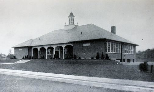Original Postcard of the 1938 East School